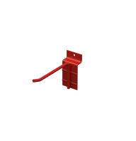 Крючок одинарный L-100 мм D-5 мм для экономпанели RAL 3020 Красный