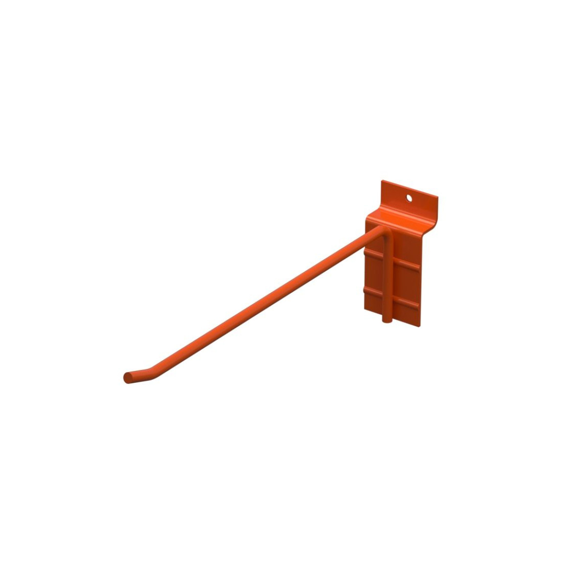 Крючок одинарный L-200 мм D-5 мм для экономпанели RAL 2004 Оранжевый
