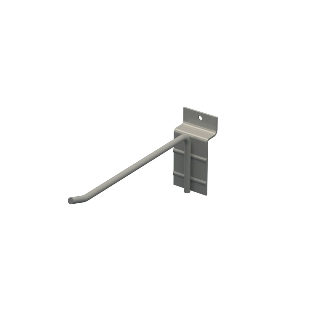 Крючок одинарный L-150 мм D-5 мм для экономпанели RAL 9006 Серый