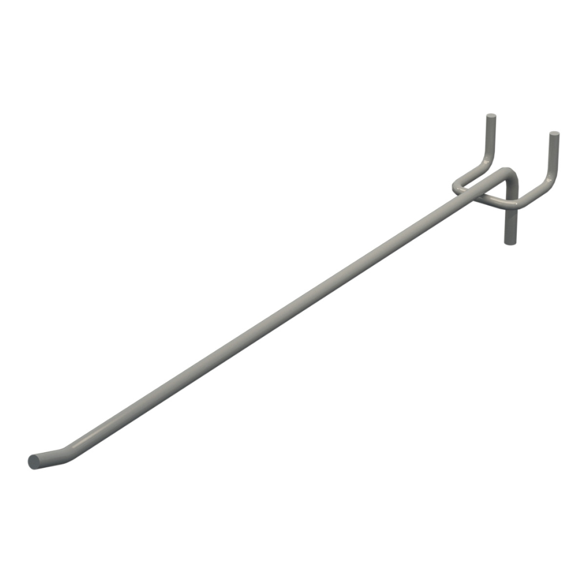 Гачок одинарний L-300 мм D-5 мм Сірий