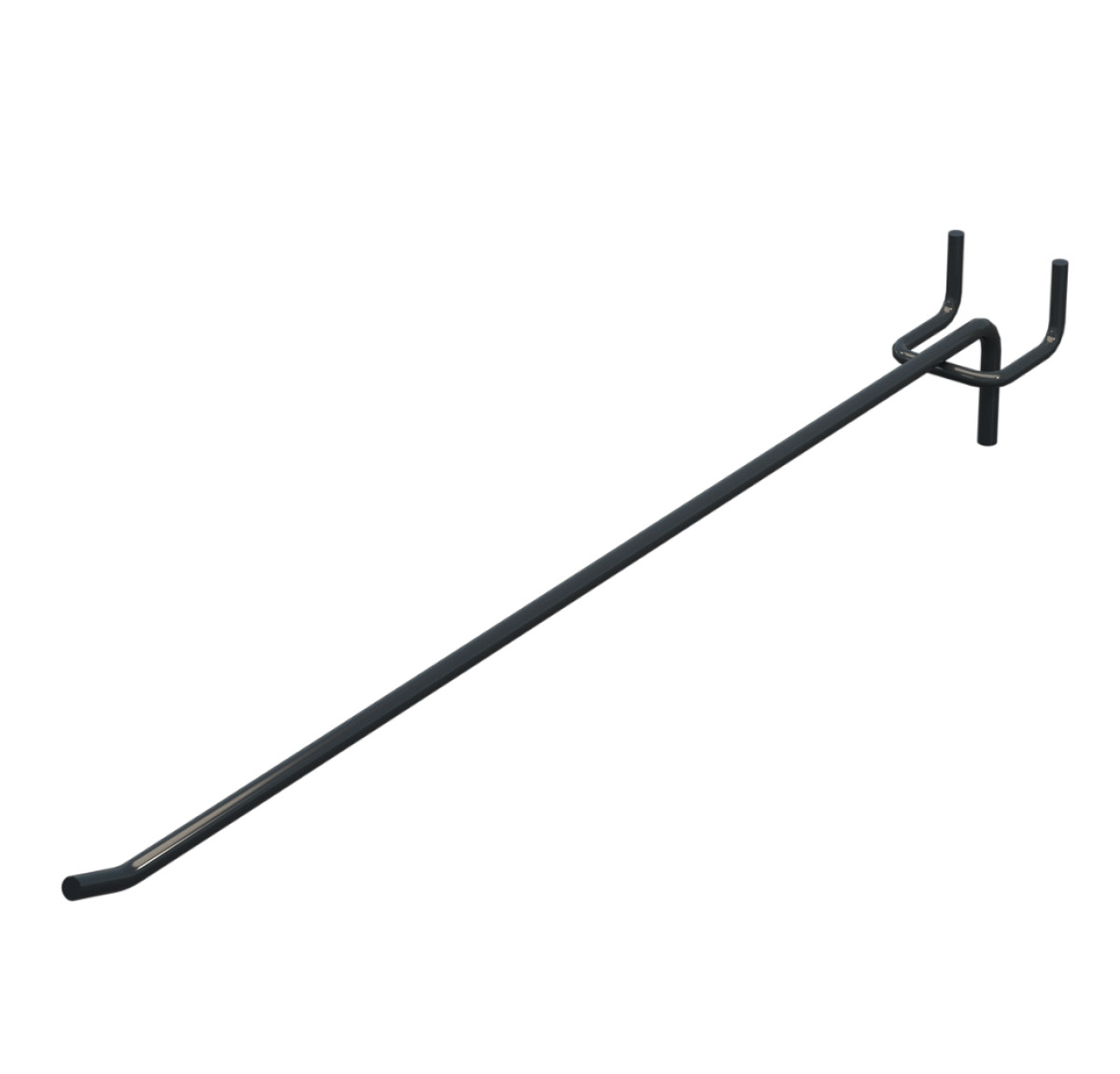 Гачок одинарний L-350 мм D-5 мм Графітовий