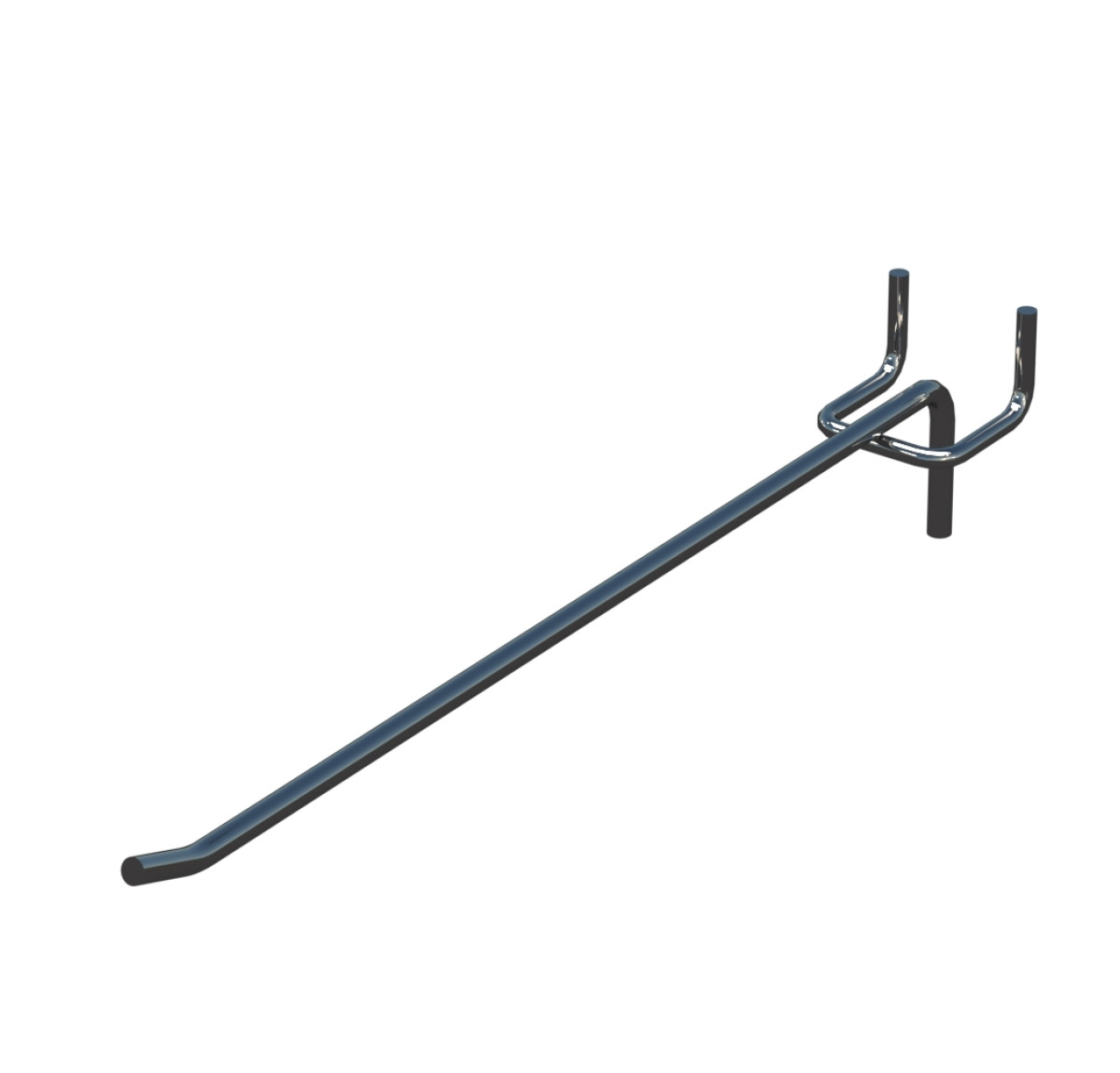 Гачок одинарний L-250 мм D-5 мм Хром