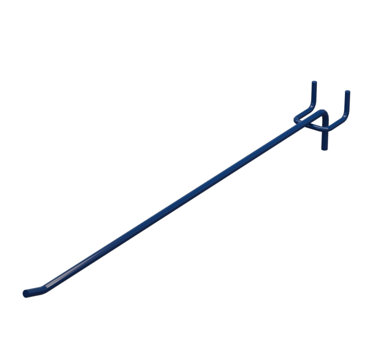 Гачок одинарний L-350 мм D-5 мм Синій