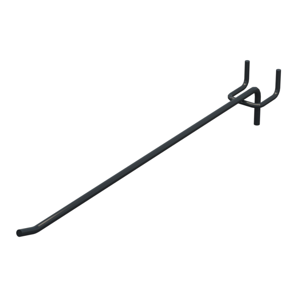 Гачок одинарний L-300 мм D-5 мм Графітовий