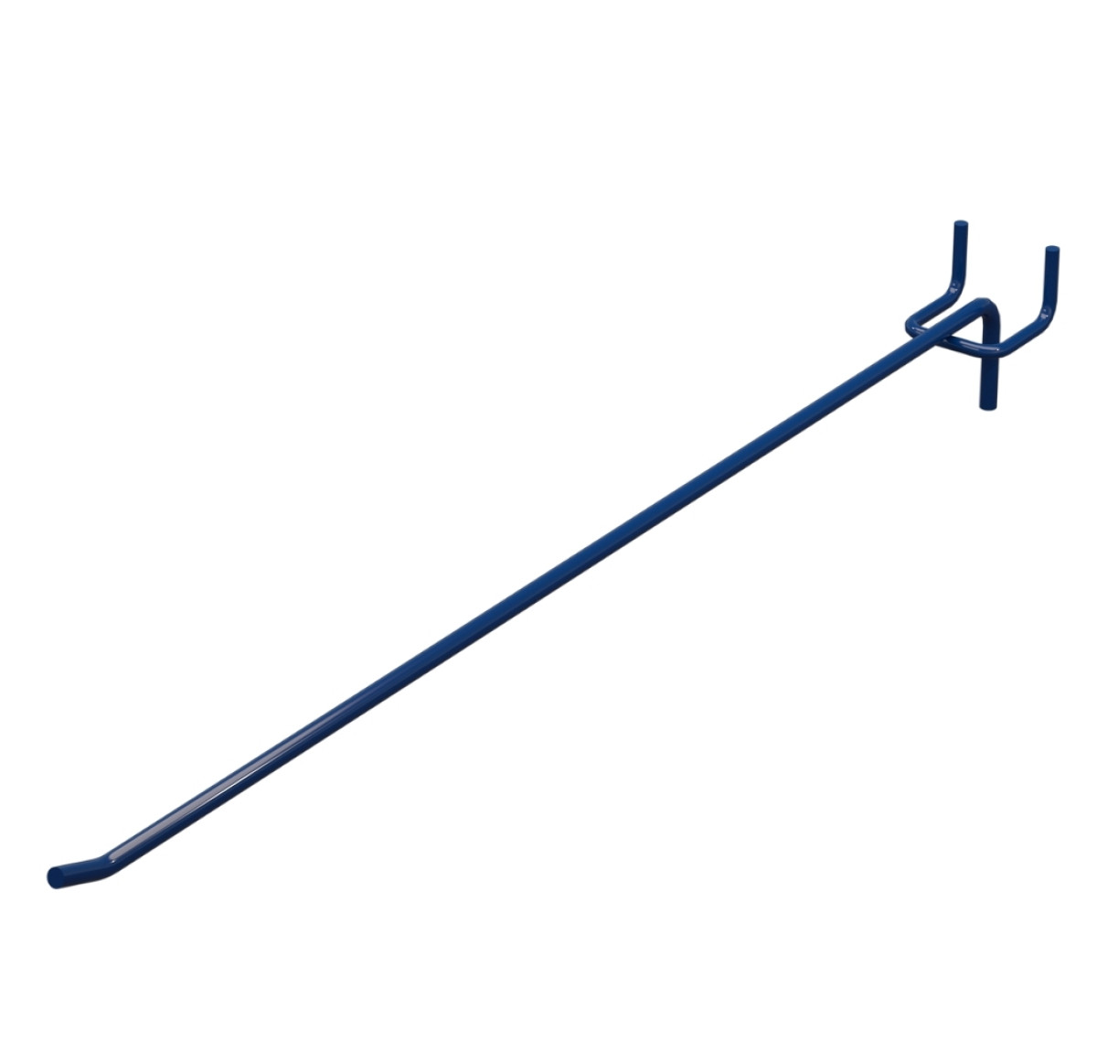 Гачок одинарний L-400 мм D-6 мм Синій