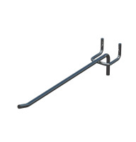 Крючок одинарный для перфорации L-200 мм D-5 мм, шаг 30 мм, Хром