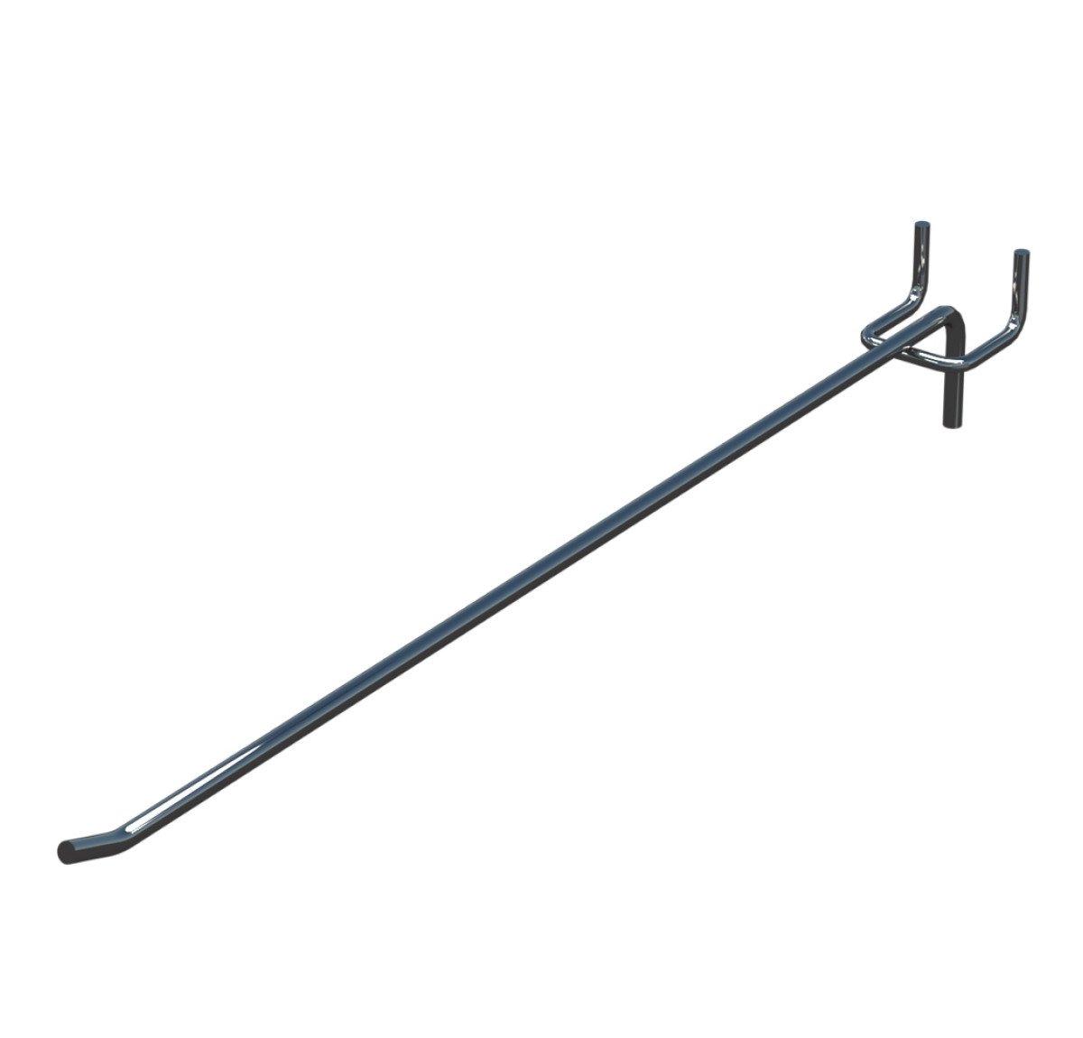 Гачок одинарний L-350 мм D-5 мм Хром