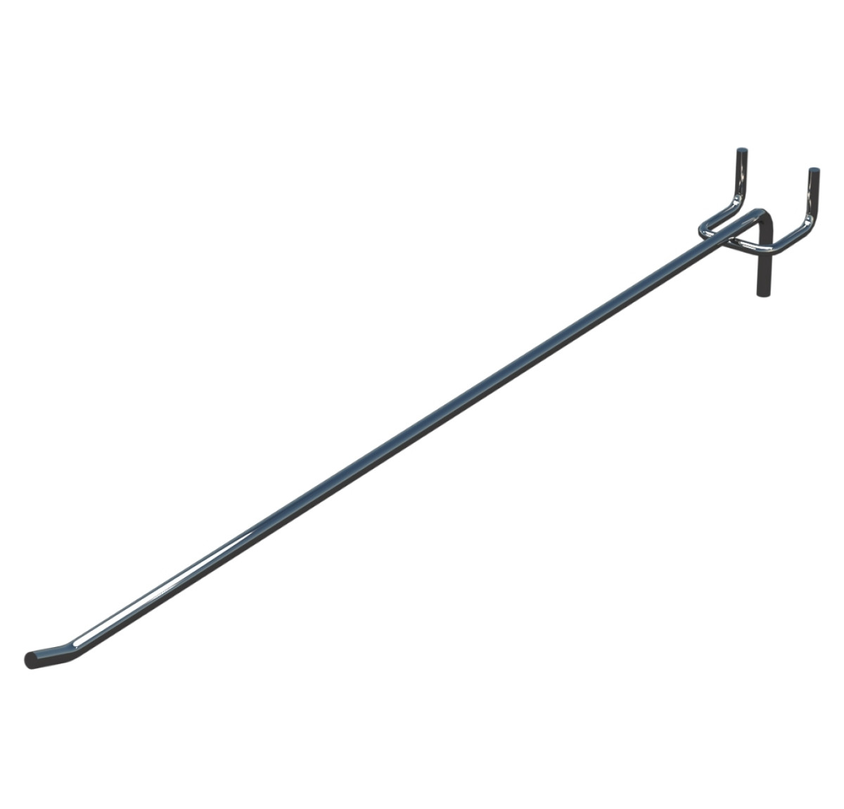 Гачок одинарний L-400 мм D-5 мм Хром