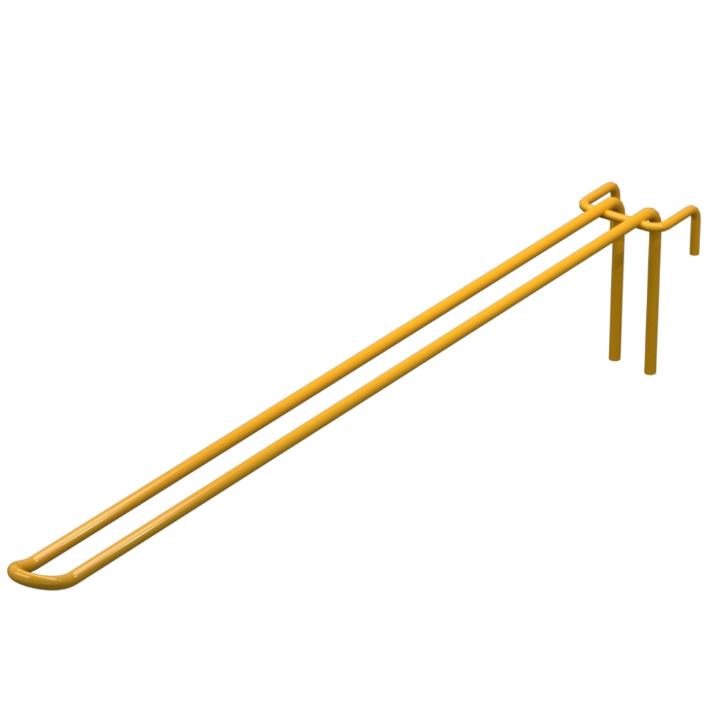 Крючок двойной L-400 мм D-5 мм для сетки Ral 1023