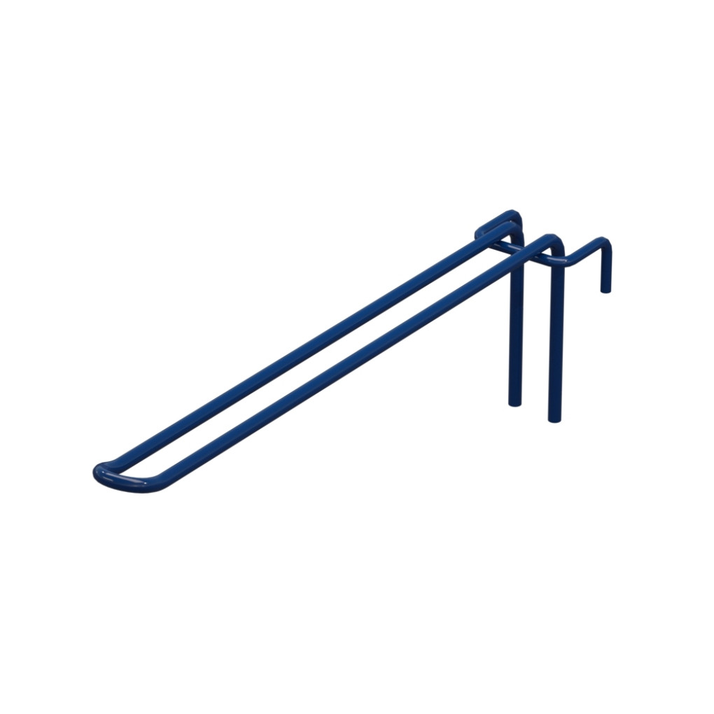 Крючок двойной L-250 мм D-5 мм для сетки Ral 5002