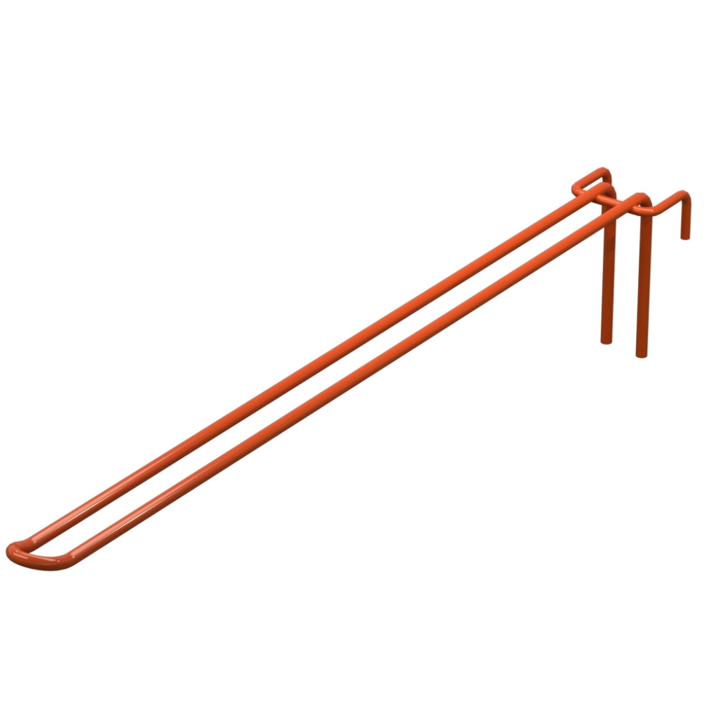 Крючок двойной L-400 мм D-5 мм для сетки Ral 2004