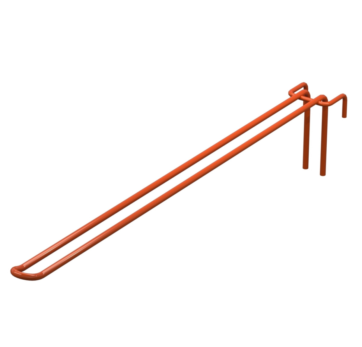 Крючок двойной L-400 мм D-5 мм для сетки Ral 2004