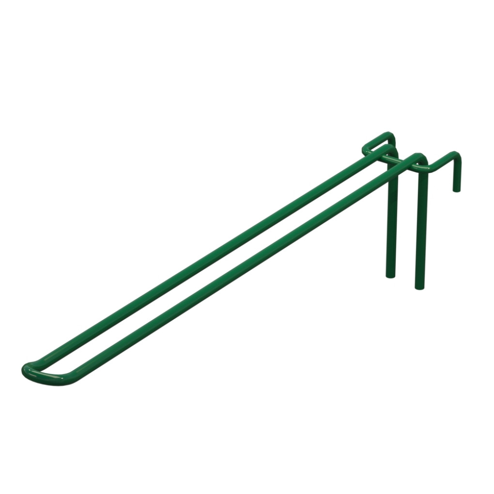 Крючок двойной L-300 мм D-5 мм для сетки Ral 6029