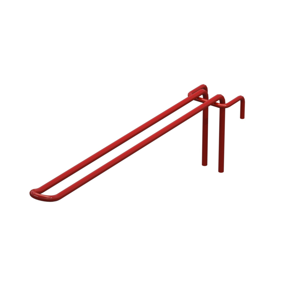 Крючок двойной L-250 мм D-5 мм для сетки Ral 3020