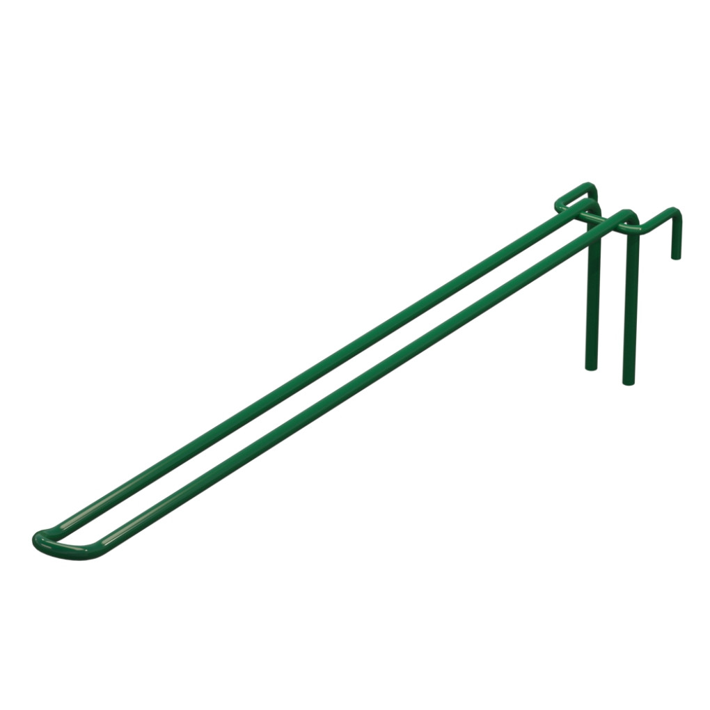 Крючок двойной L-350 мм D-5 мм для сетки Ral 6029