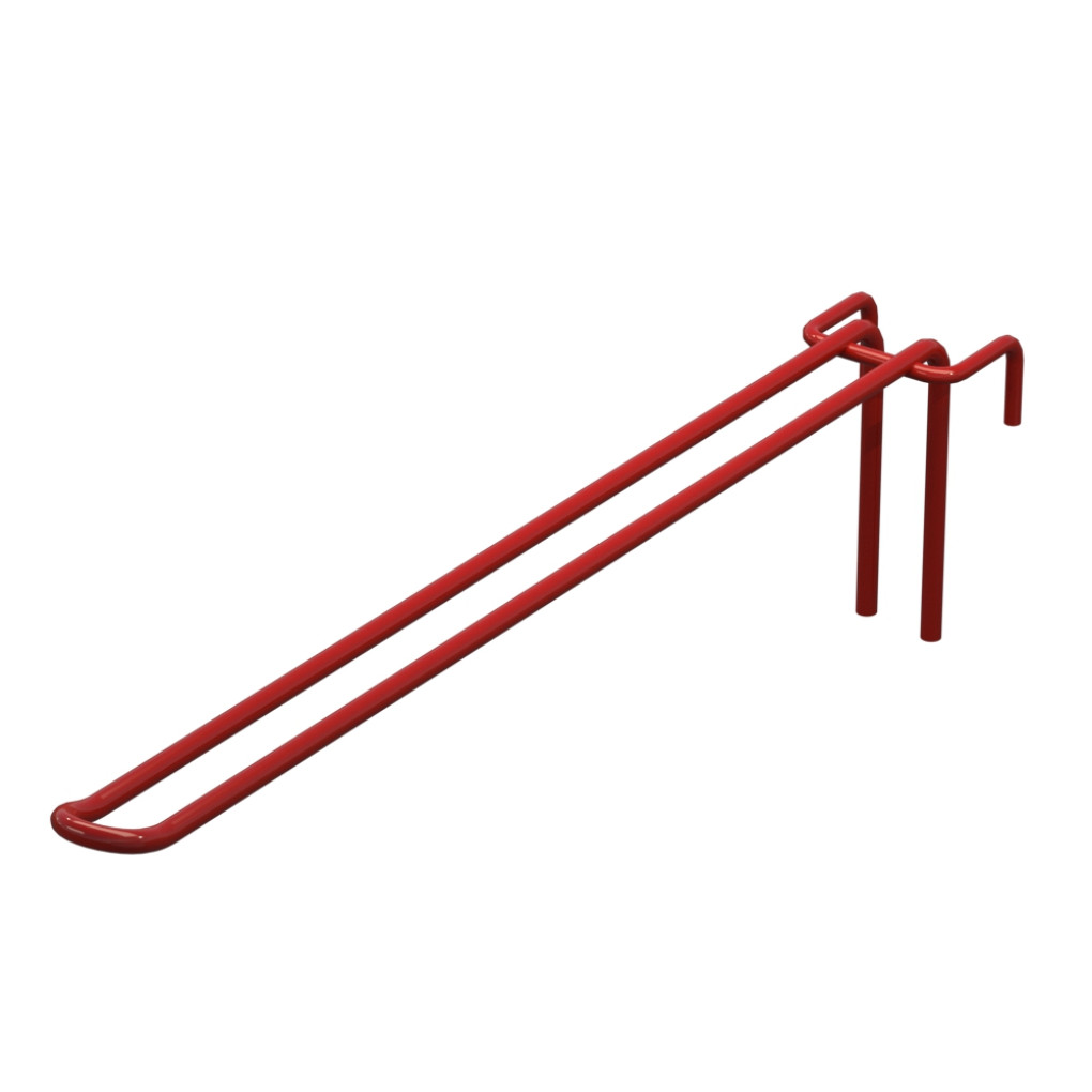 Крючок двойной L-300 мм D-5 мм для сетки Ral 3020