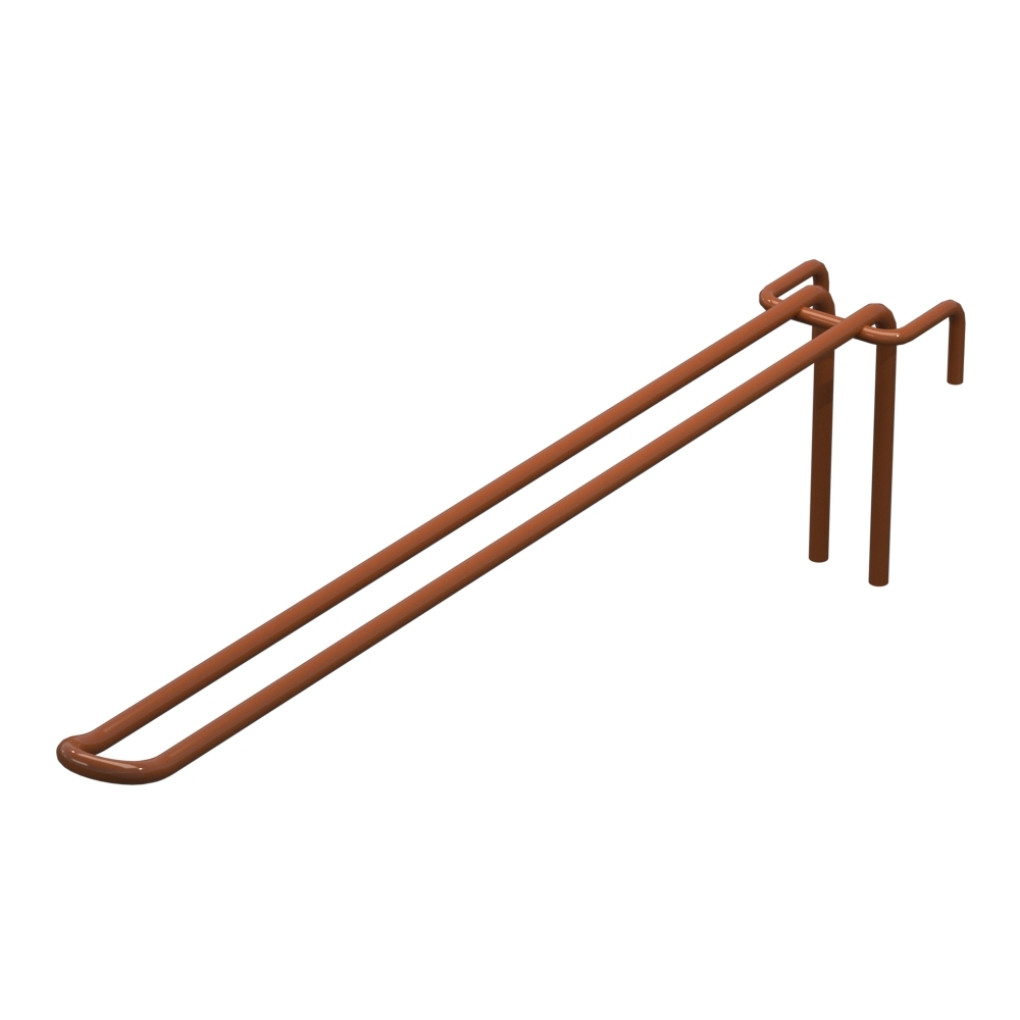 Крючок двойной L-300 мм D-5 мм для сетки Ral 8023