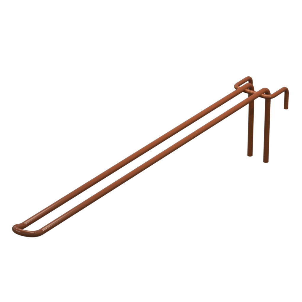 Крючок двойной L-350 мм D-5 мм для сетки Ral 8023