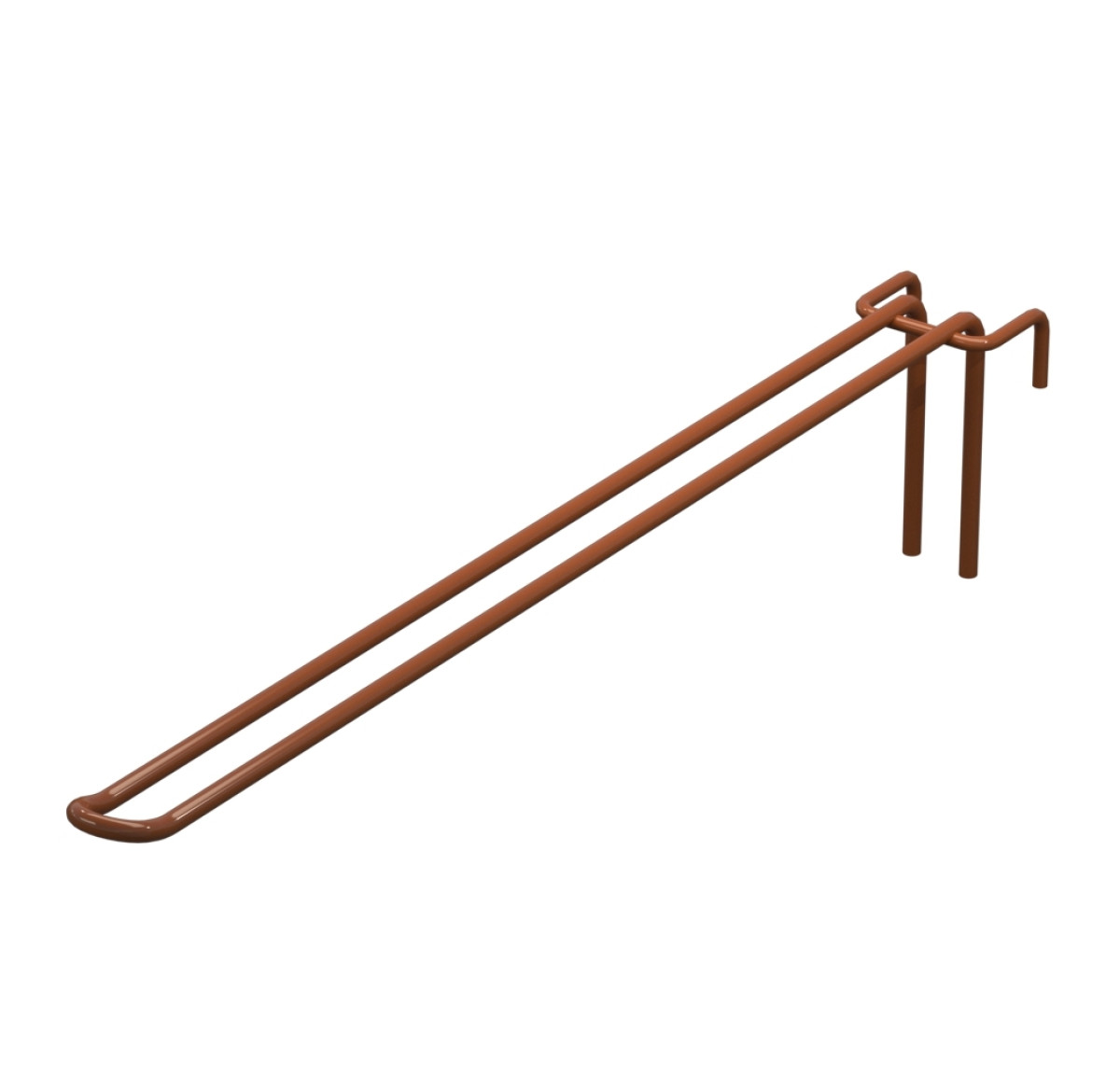 Крючок двойной L-350 мм D-5 мм для сетки Ral 8023