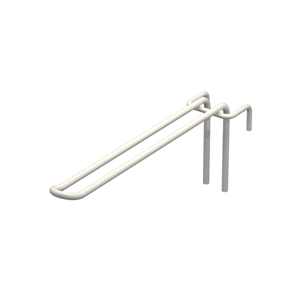 Крючок двойной L-200 мм D-5 мм для сетки Ral 9003