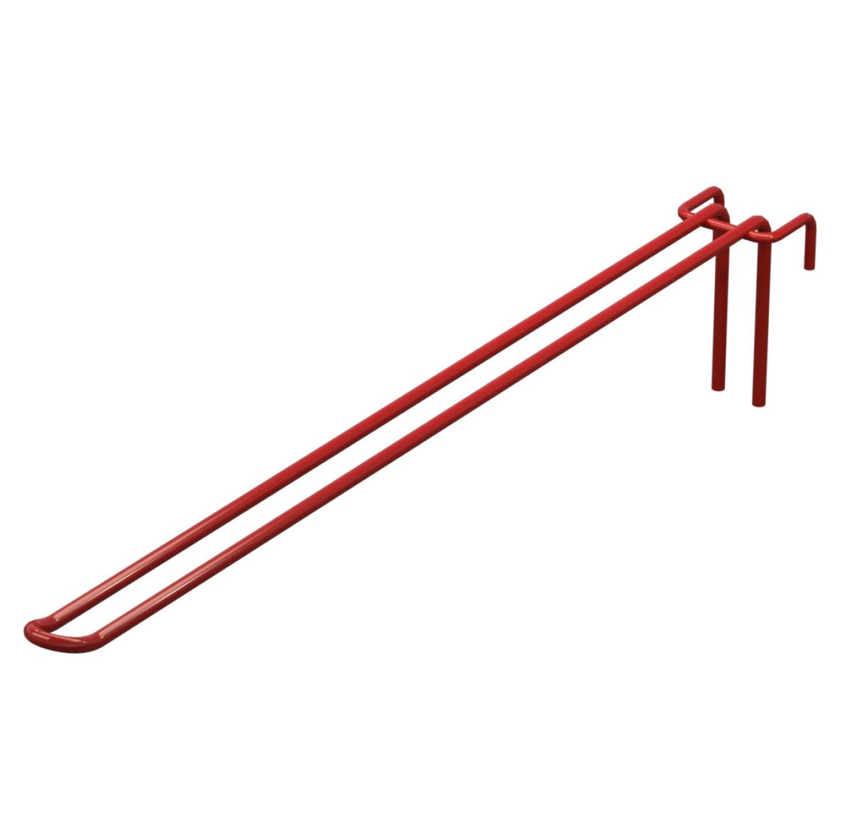 Крючок двойной L-400 мм D-5 мм для сетки Ral 3020