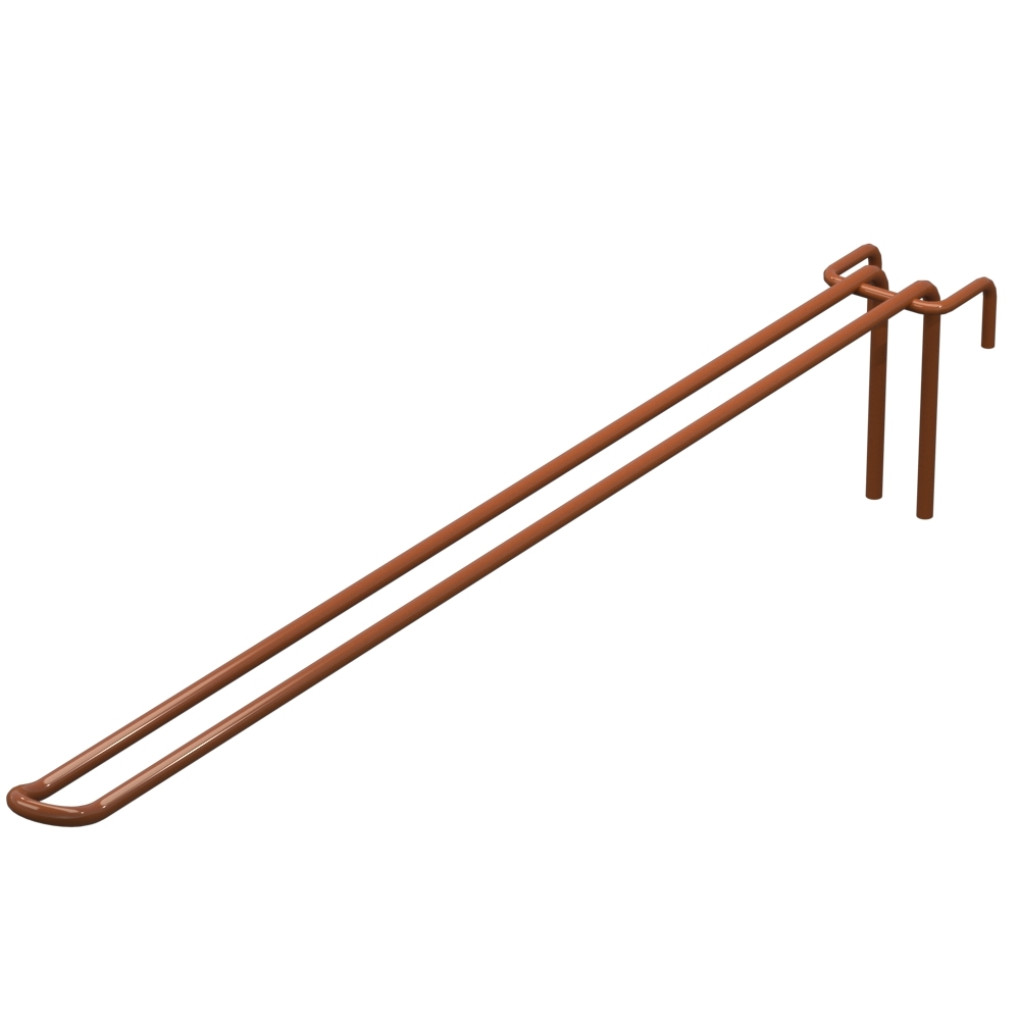 Крючок двойной L-400 мм D-5 мм для сетки Ral 8023