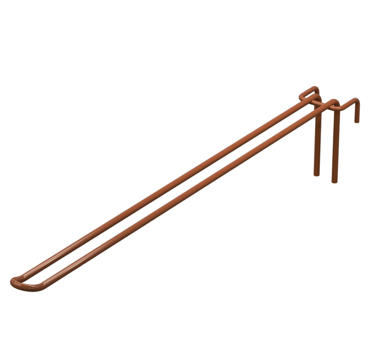 Крючок двойной L-400 мм D-5 мм для сетки Ral 8023