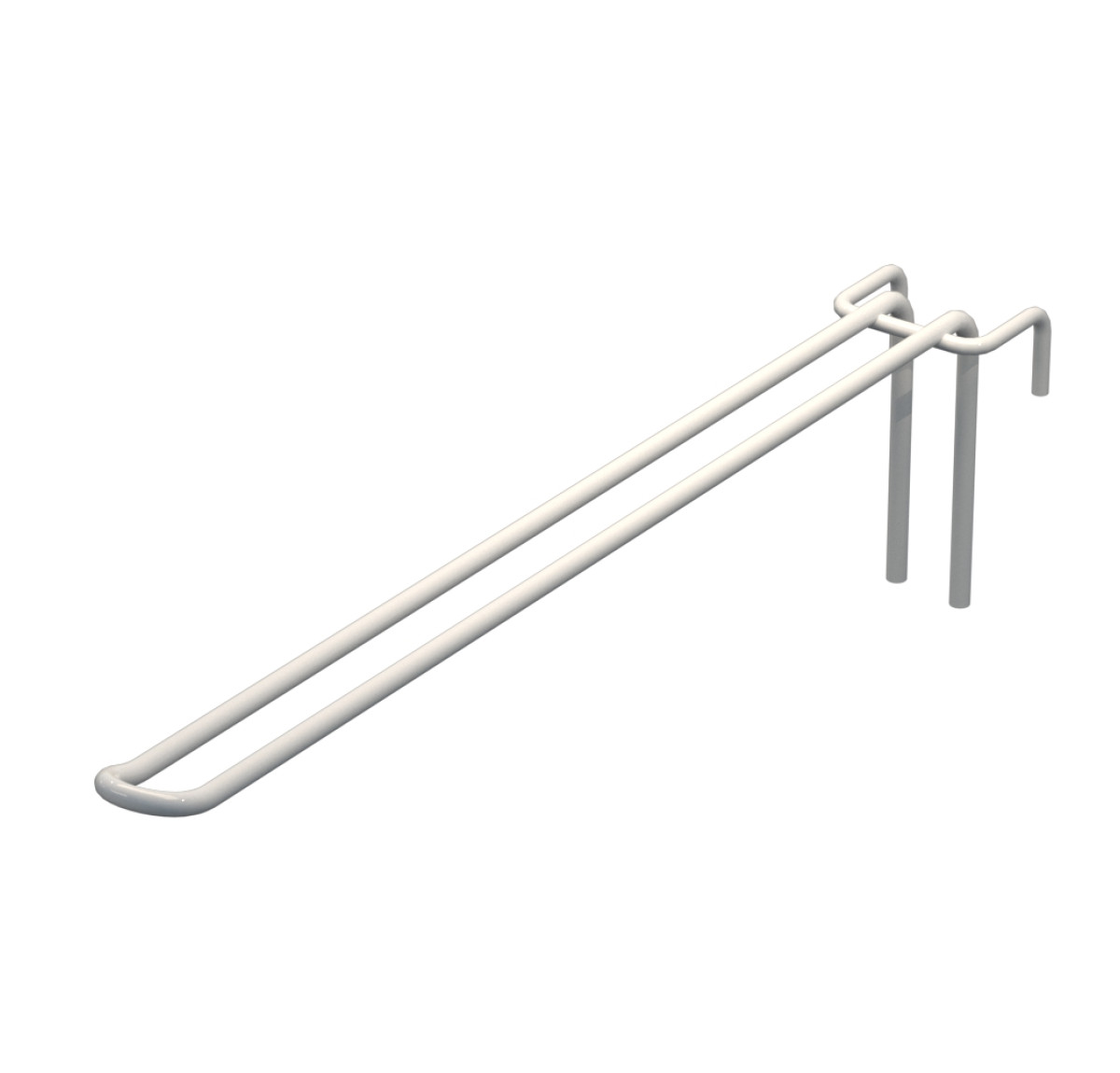 Крючок двойной L-300 мм D-5 мм для сетки Ral 9003