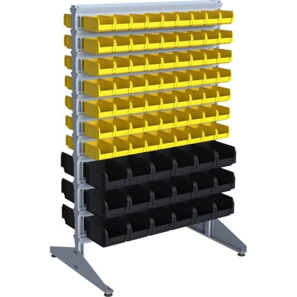 Стенд для метизов на производство или склад - 162 лотка