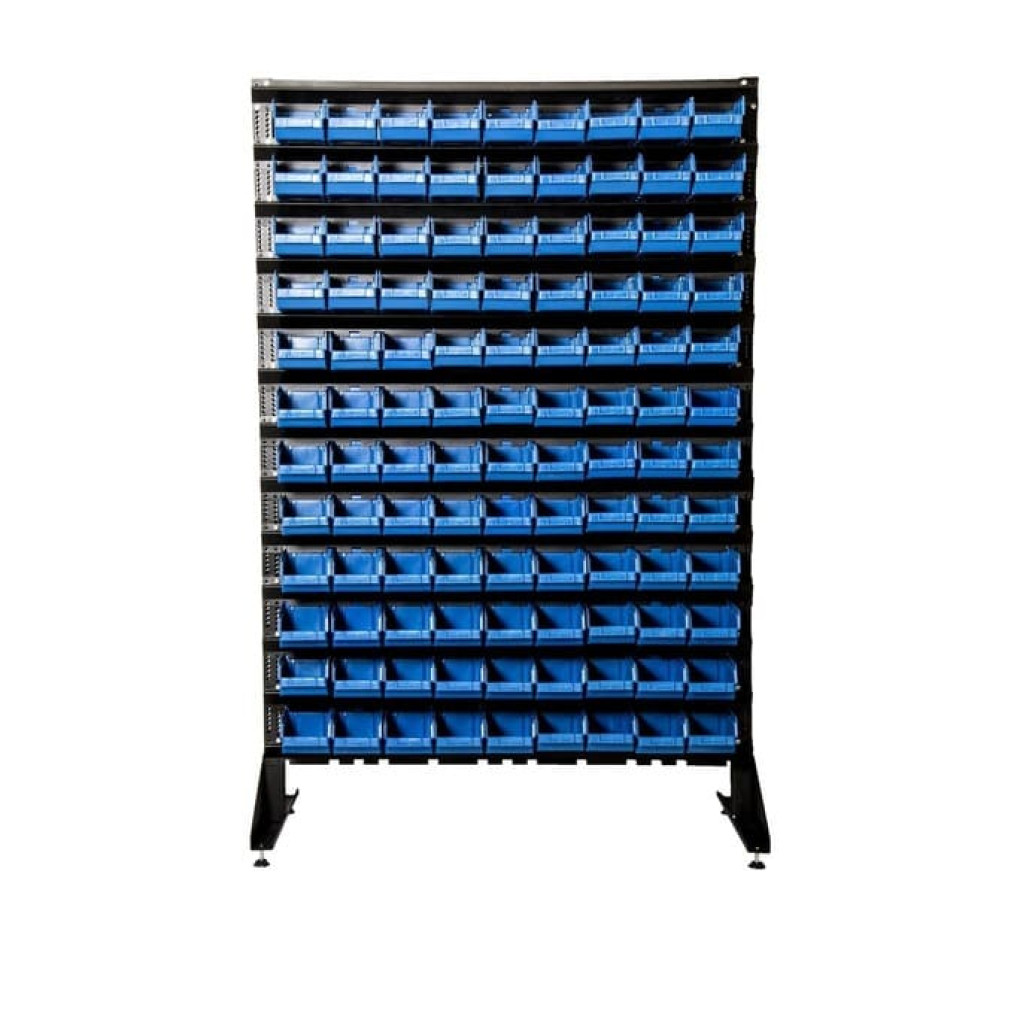 Двусторонний стеллаж для метизов - 216 ящиков