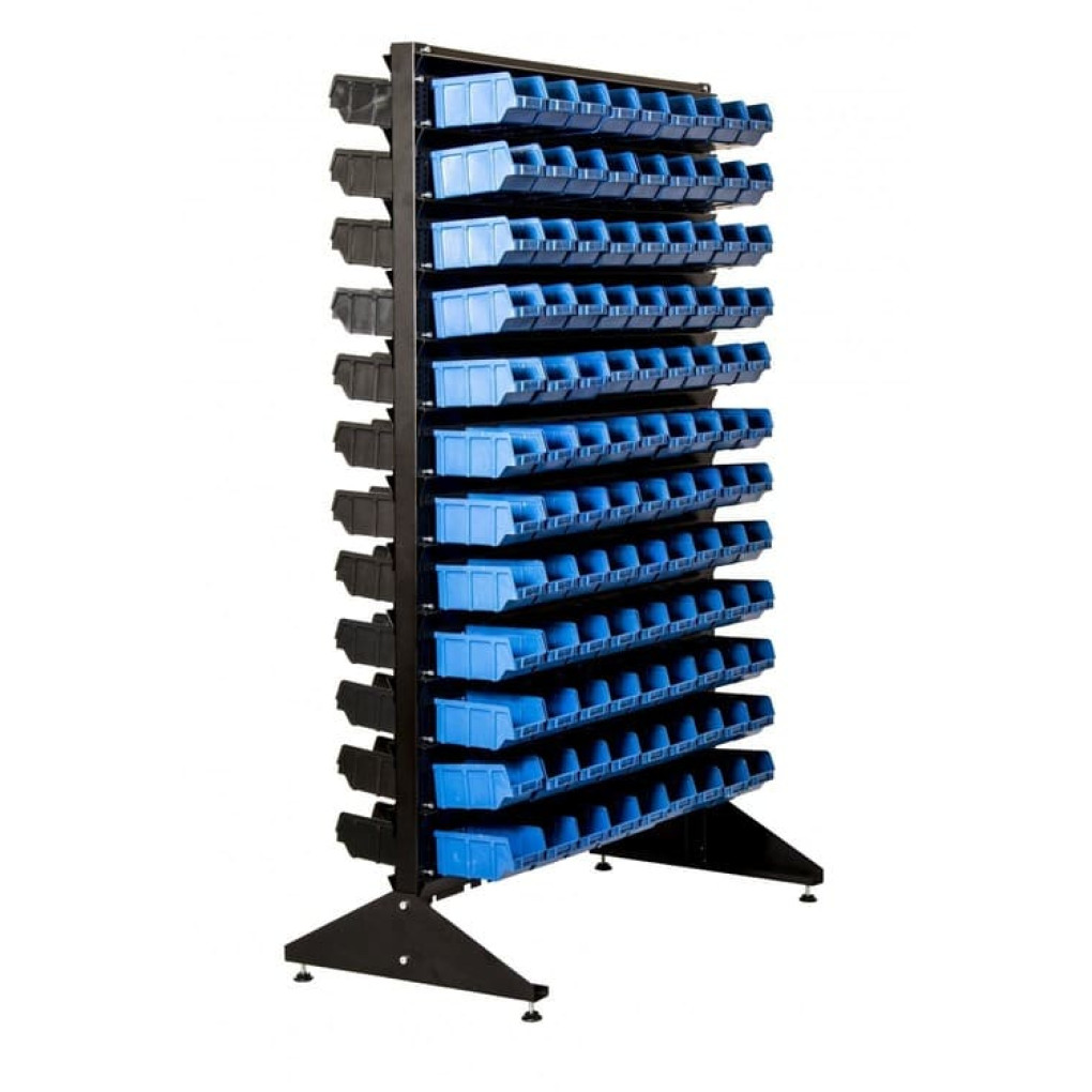 Двусторонний стеллаж для метизов - 216 ящиков
