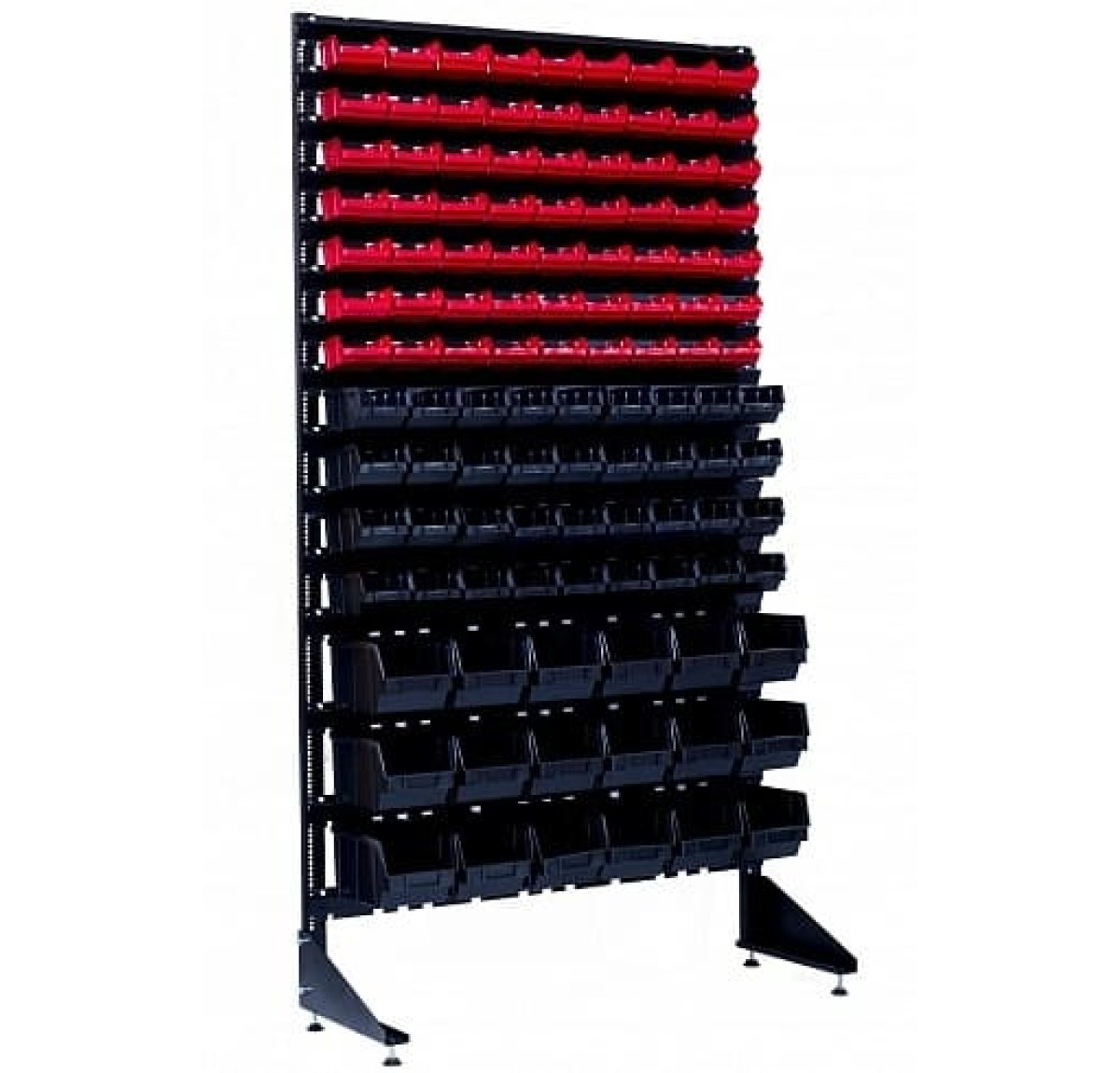 Стенд із ящиками для запчастин - 117 лотків