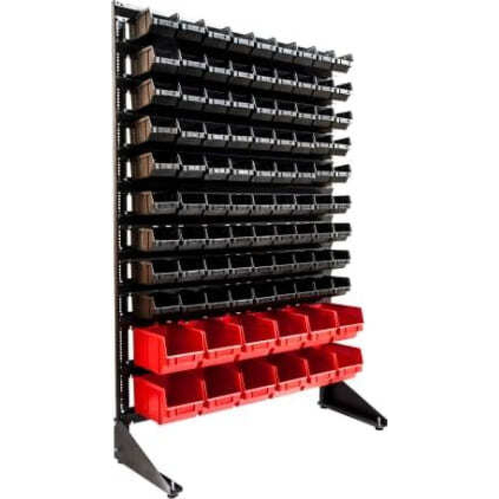 Стеллаж для метизов эконом на 93 кюветы для магазина