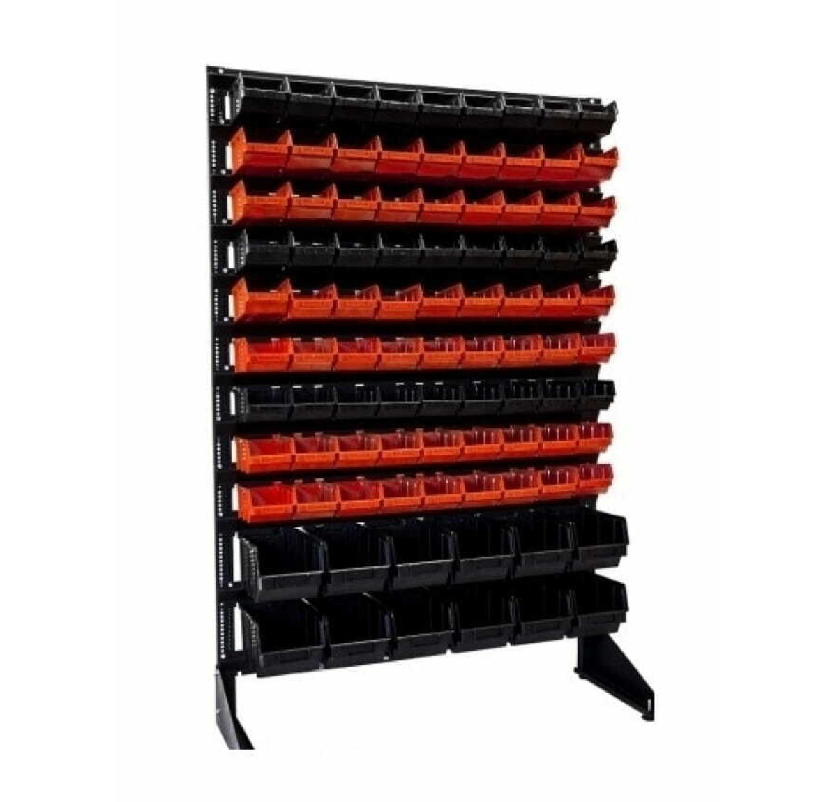 Стенд для зберігання металовиробів на 93 ящики