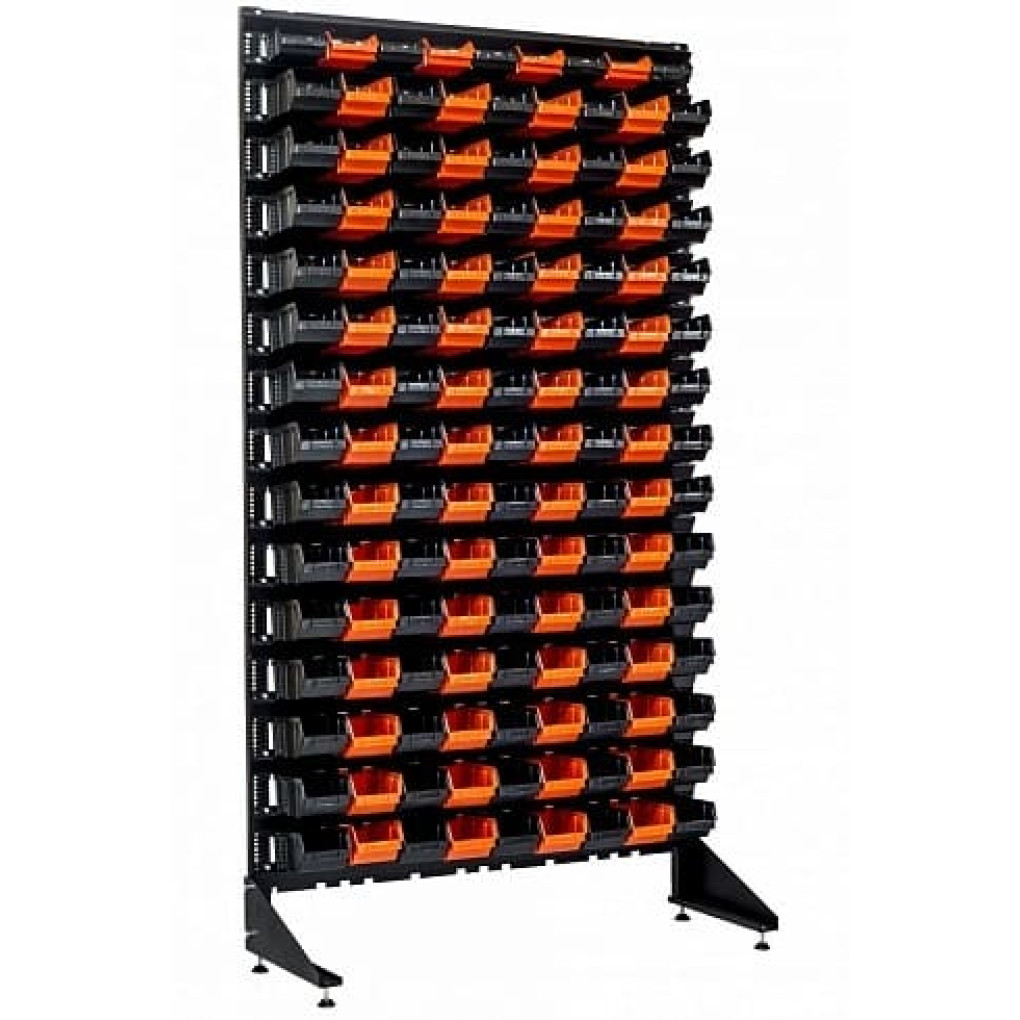 Стойка с боксами для хранения деталей - 135 лотков