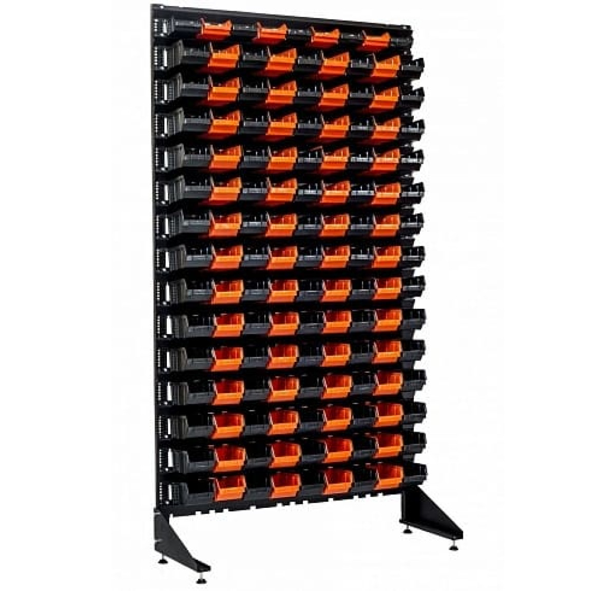 Стойка с боксами для хранения деталей - 135 лотков
