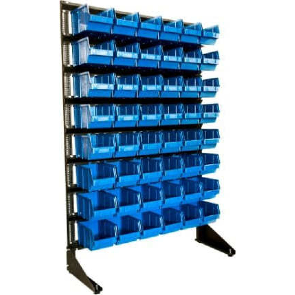 Стеллаж для хранения запчастей на 48 ящиков