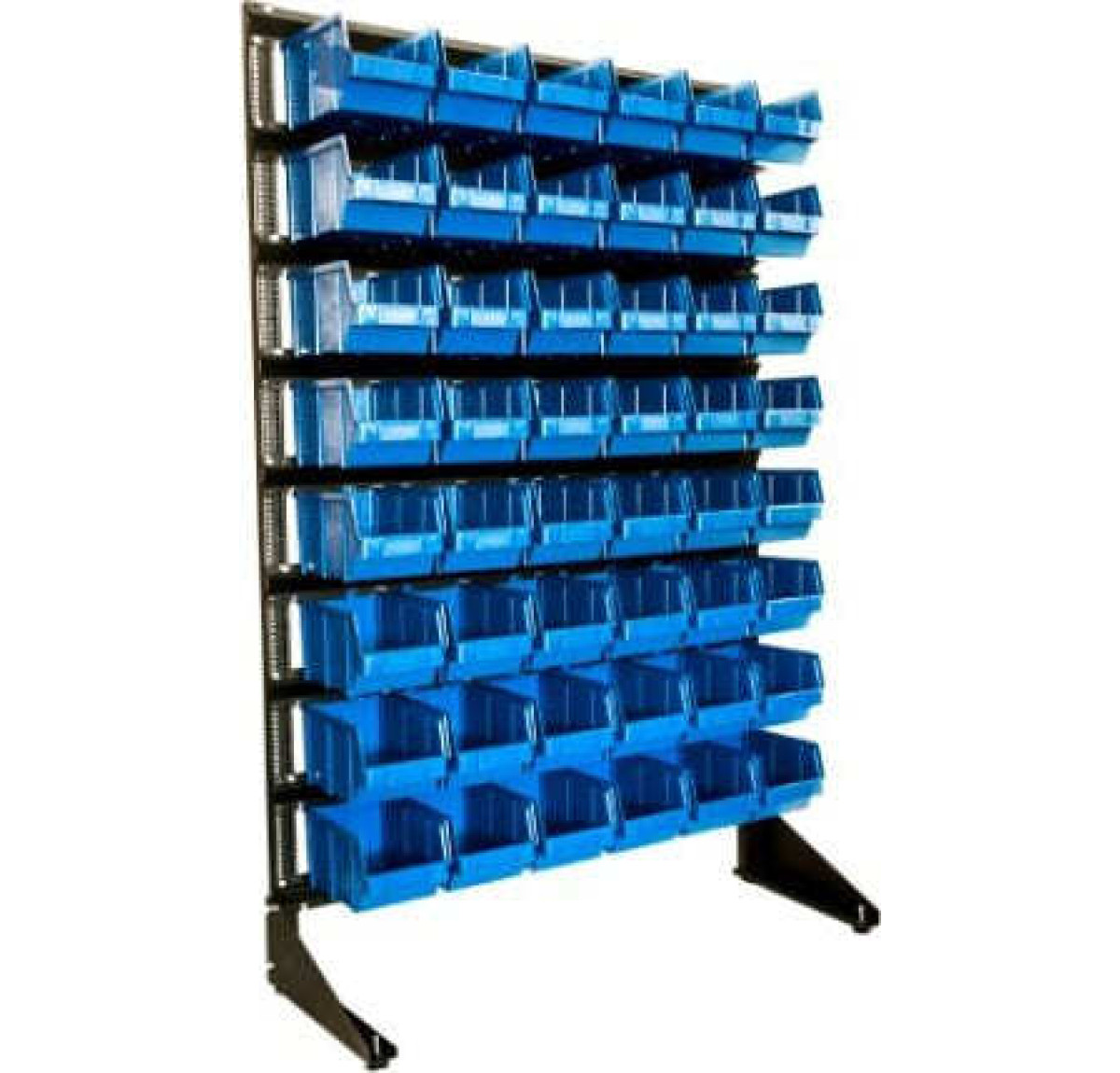 Стелаж для зберігання запчастин на 48 ящиків