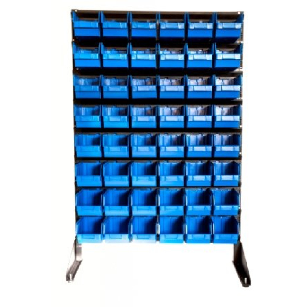 Стеллаж для хранения запчастей на 48 ящиков