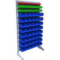 Метизный стенд на 75 ящиков пластиковых для магазина