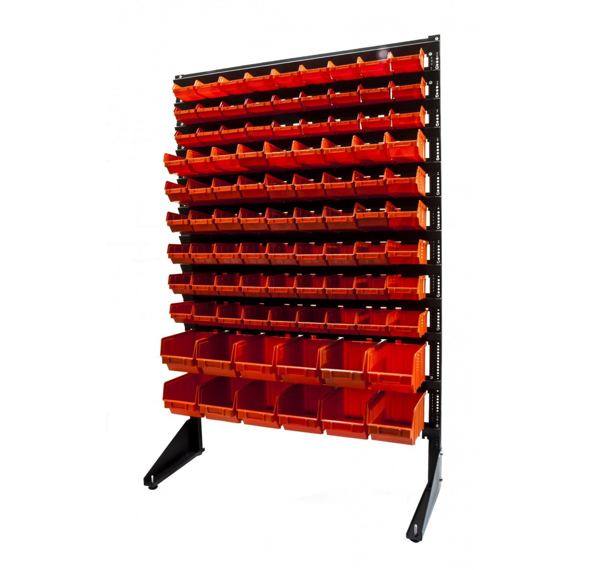 Стелаж на 93 лотки для металовиробів на склад або в гараж