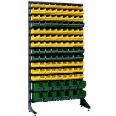 Стелаж з лотками для фітингів та дрібниць - 120 шт