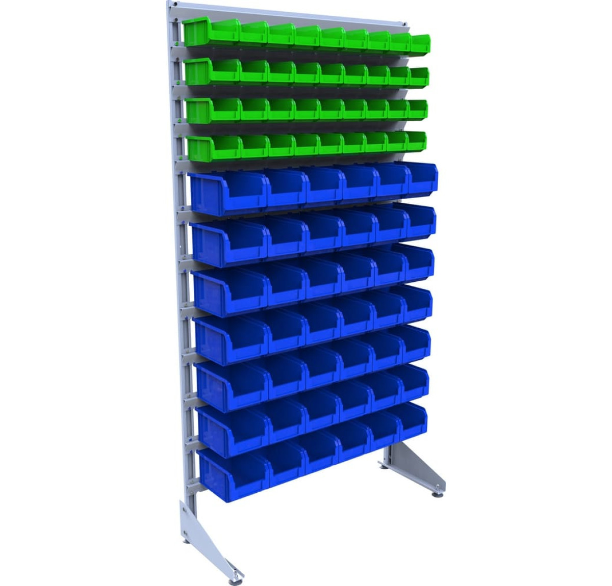 Стенд метизний на 78 кювет для гаража або складу