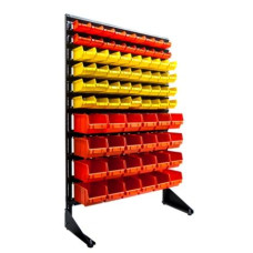 Витрина под метизы с пластиковыми ящиками - 78 шт