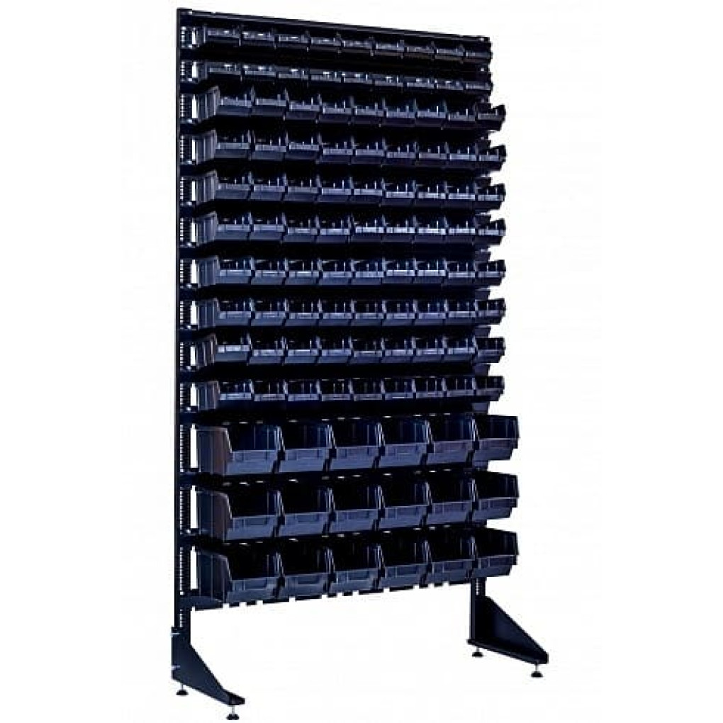 Метизный стеллаж на 108 ячеек для СТО и гаража