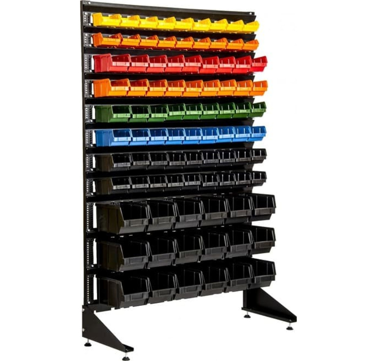 Стелаж під пластикову тару на 90 ящиків