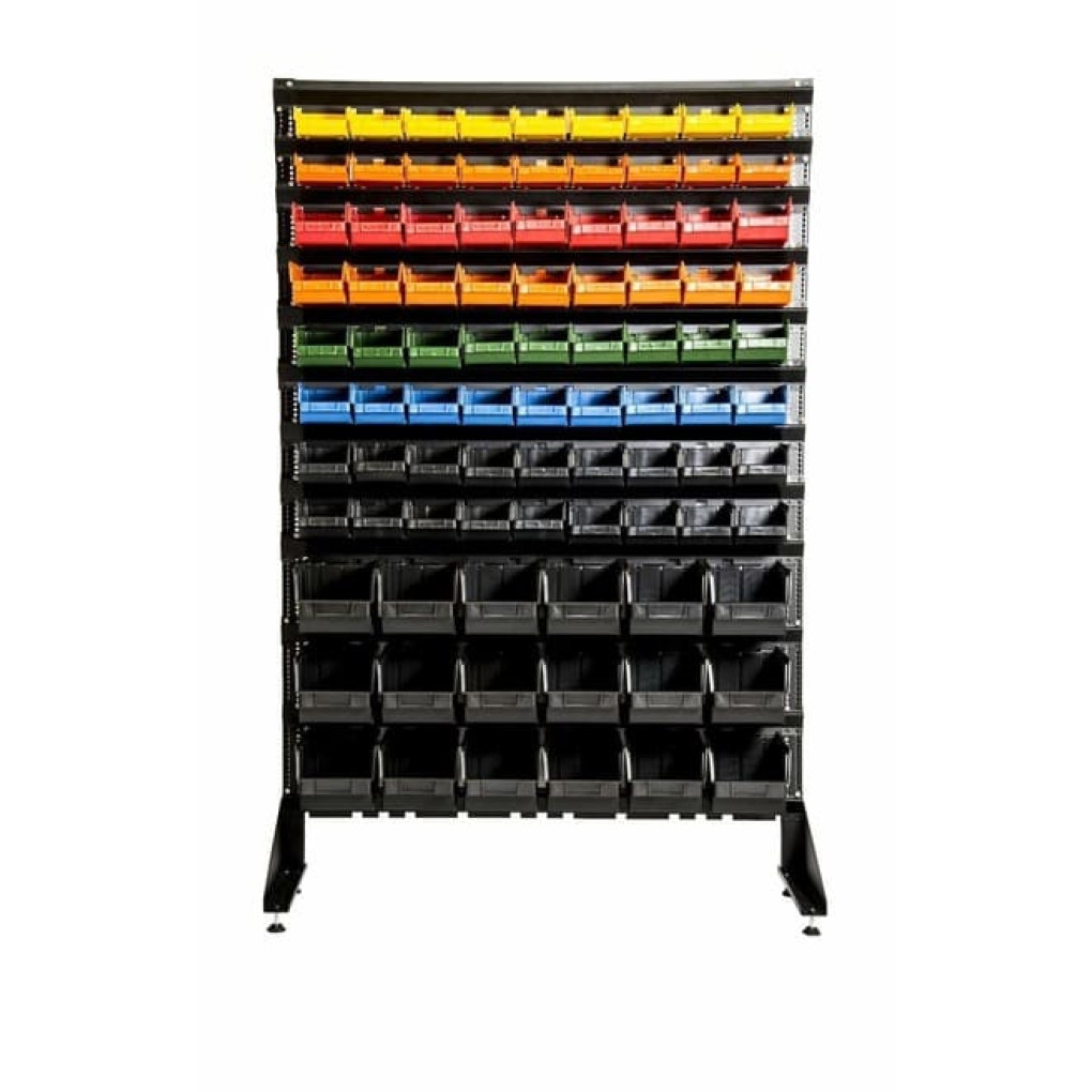 Стелаж під пластикову тару на 90 ящиків