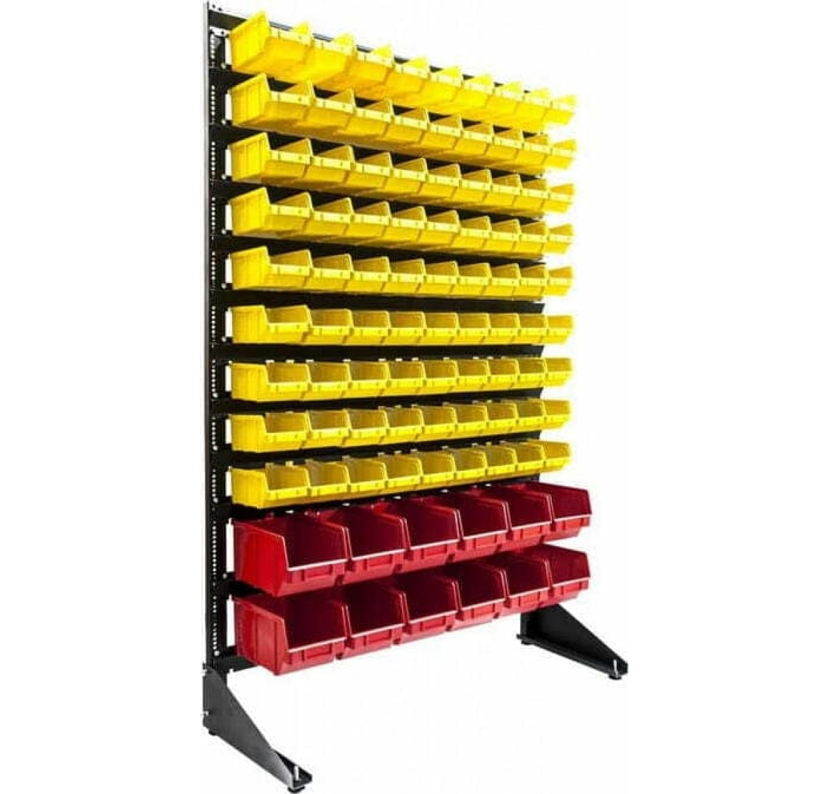 Стелаж для металовиробів на 93 ящики для складу та магазину