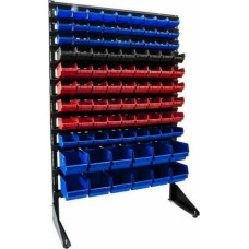 Торговый стенд для метизов на 93 ящика