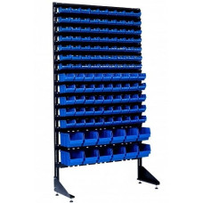 Стелаж на 120 пластикових ящиків для металовиробів